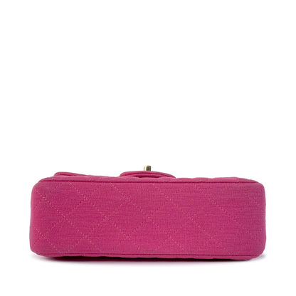 Chanel Mini Classic Jersey Single Flap (SHG-huVmeQ)