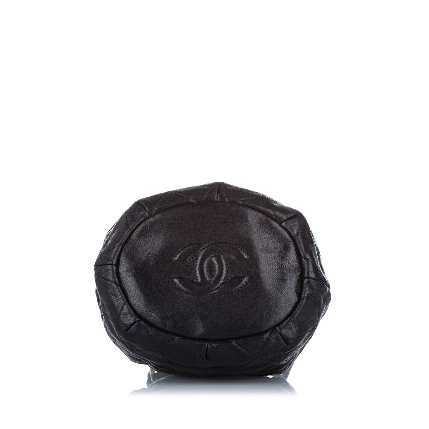 Chanel Mini Classic Lambskin Leather Bucket Bag (SHG-23935)