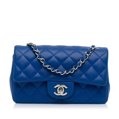 Chanel Mini Classic Lambskin Rectangular Single Flap (SHG-4XnLol)