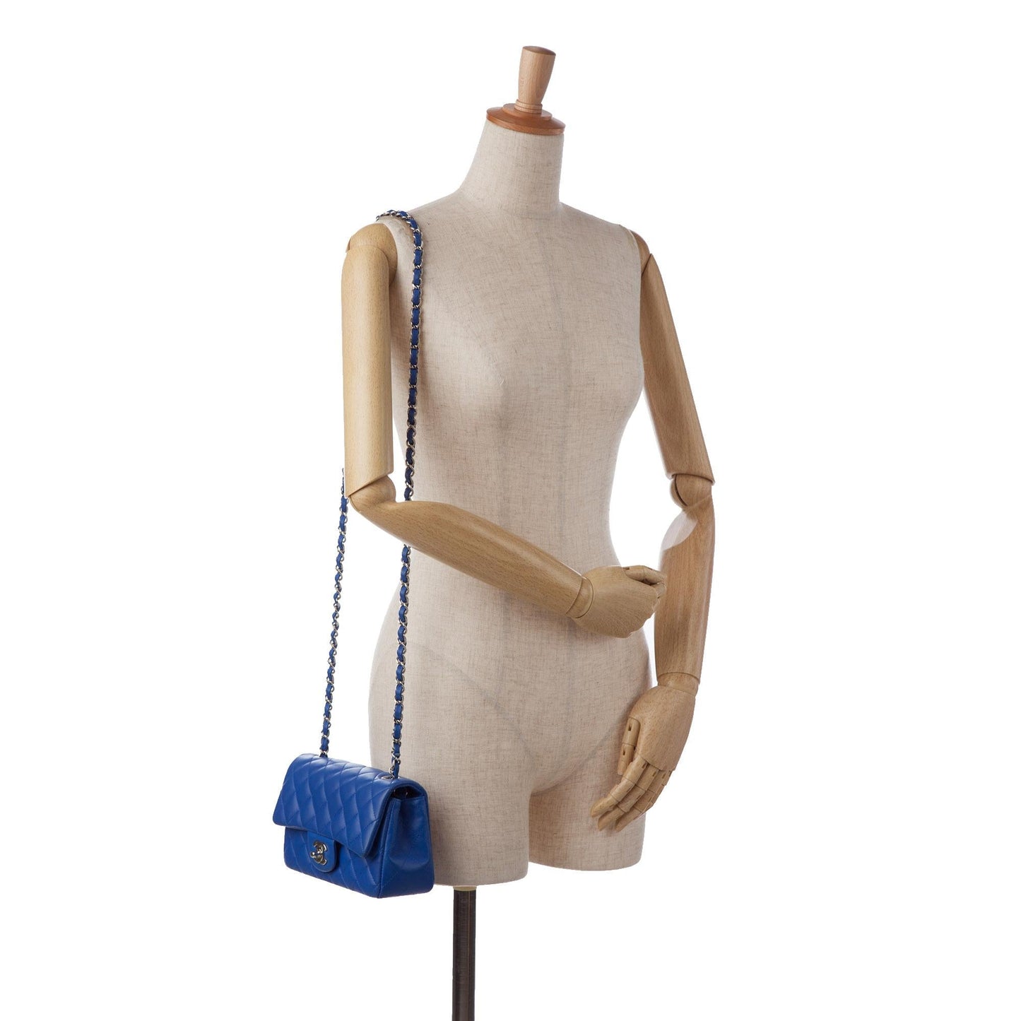 Chanel Mini Classic Lambskin Rectangular Single Flap (SHG-4XnLol)