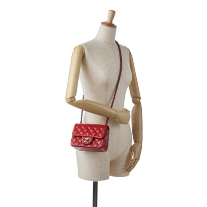 Chanel Mini Classic Lambskin Square Flap (SHG-Y5MHW4)