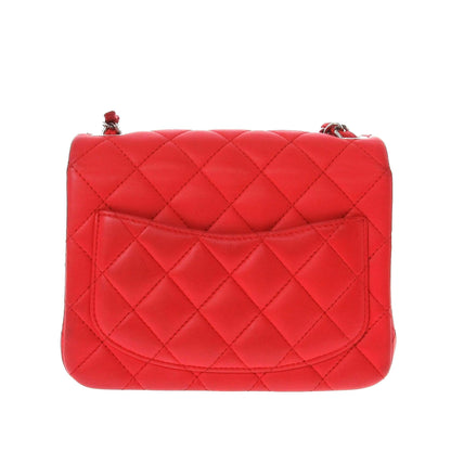 Chanel Mini Classic Lambskin Square Single Flap (SHG-bY710T)