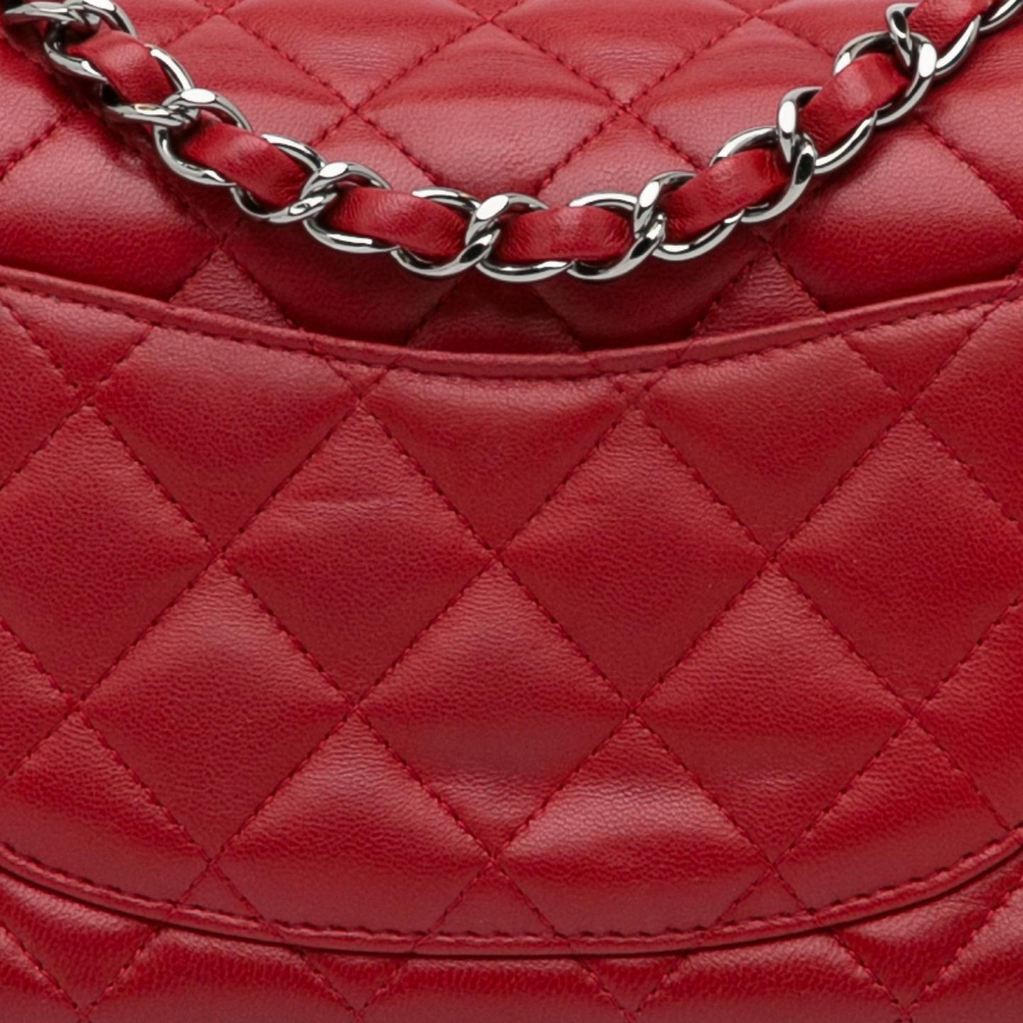 Chanel Mini Classic Lambskin Square Single Flap (SHG-xpK8dp)