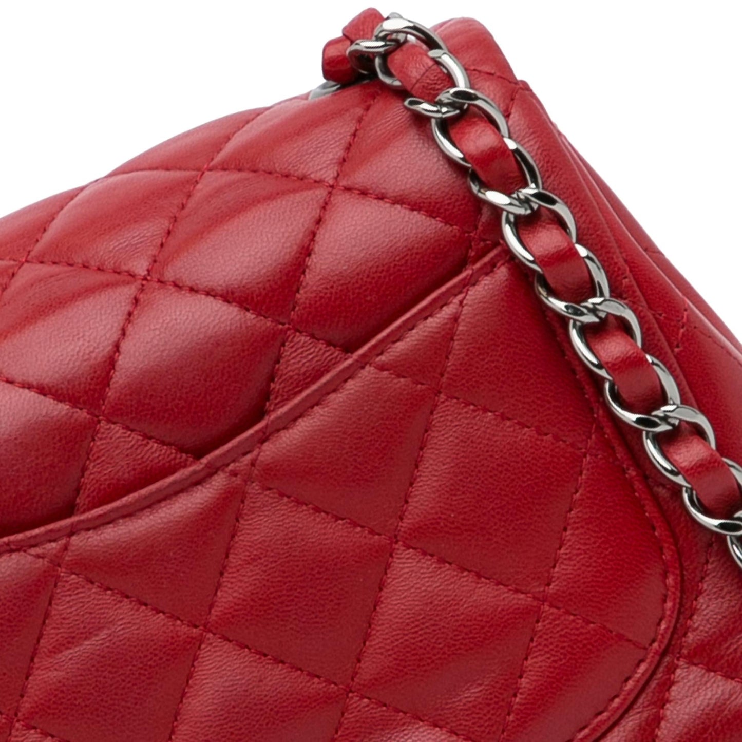 Chanel Mini Classic Lambskin Square Single Flap (SHG-xpK8dp)