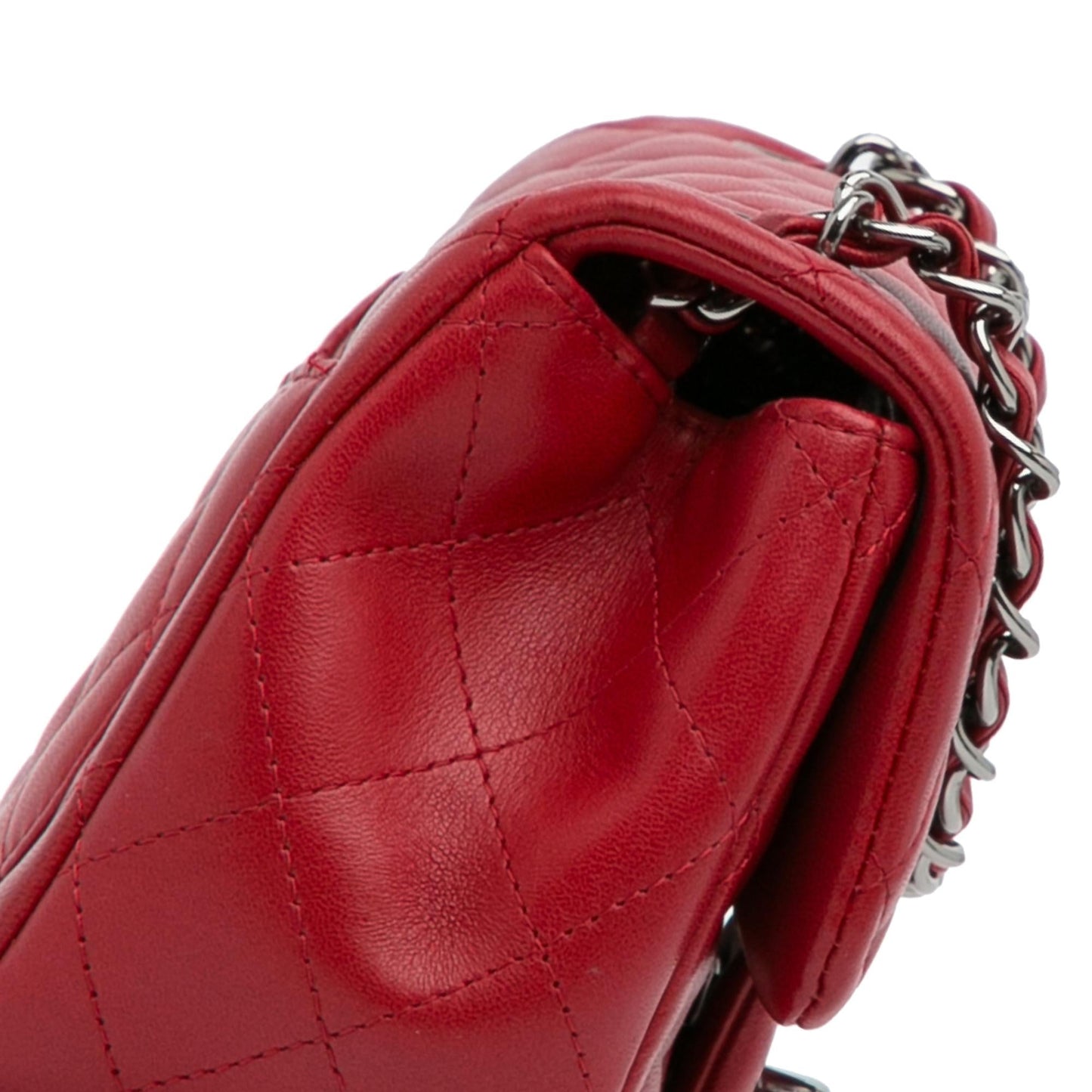 Chanel Mini Classic Lambskin Square Single Flap (SHG-xpK8dp)