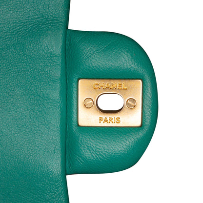 Chanel Mini Classic Square Lambskin Single Flap Bag (SHG-oxXAOp)