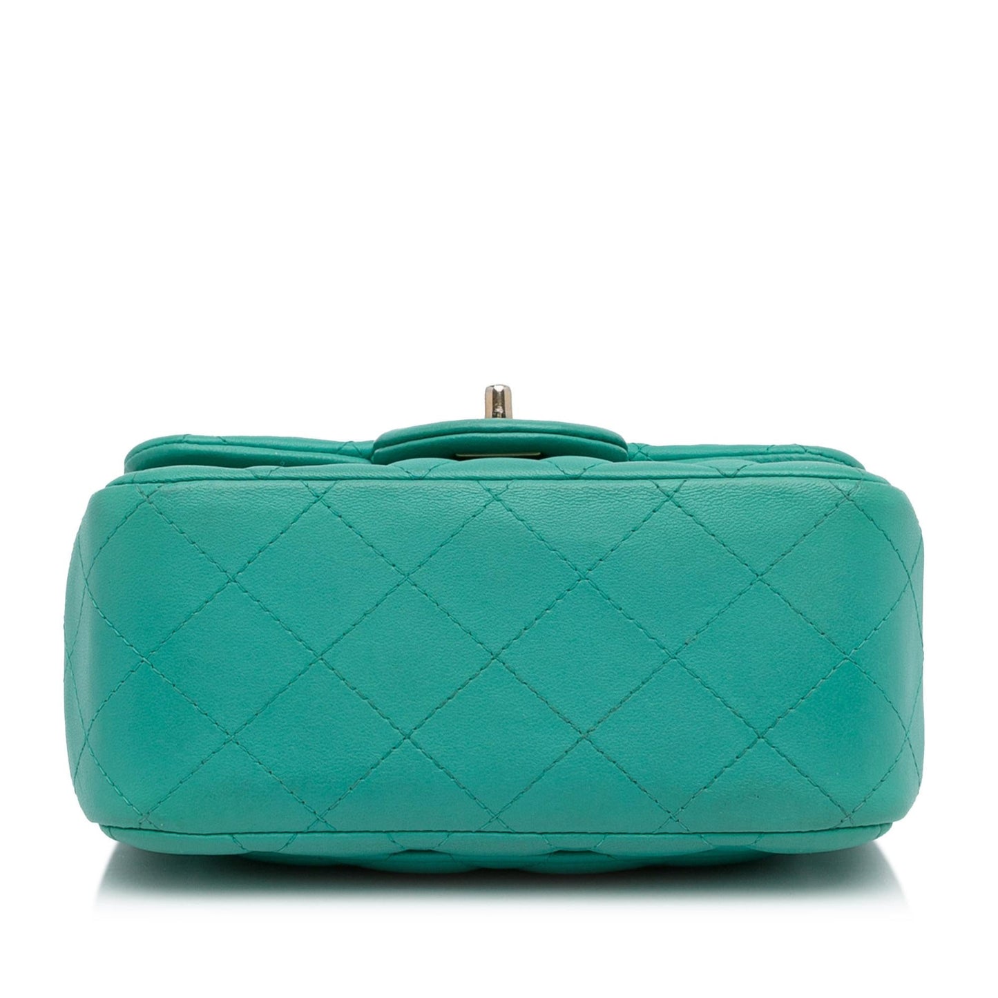 Chanel Mini Classic Square Lambskin Single Flap Bag (SHG-oxXAOp)
