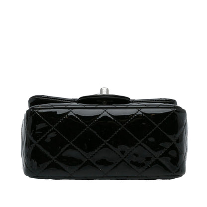 Chanel Mini Classic Square Patent Single Flap (SHG-rUMkrs)