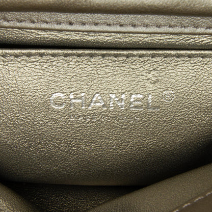 Chanel Mini Embellished Calfskin Chevron Square Envelop Flap (SHG-dgzXFp)