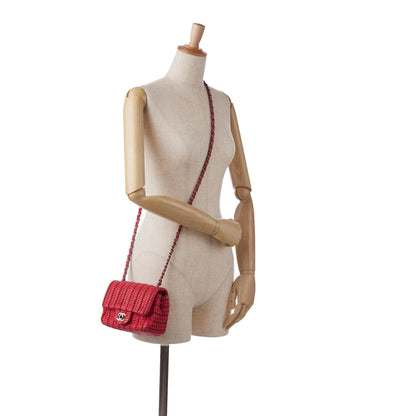 Chanel Mini Paris Seoul Crochet Lambskin Flap Bag (SHG-BZAEw8)