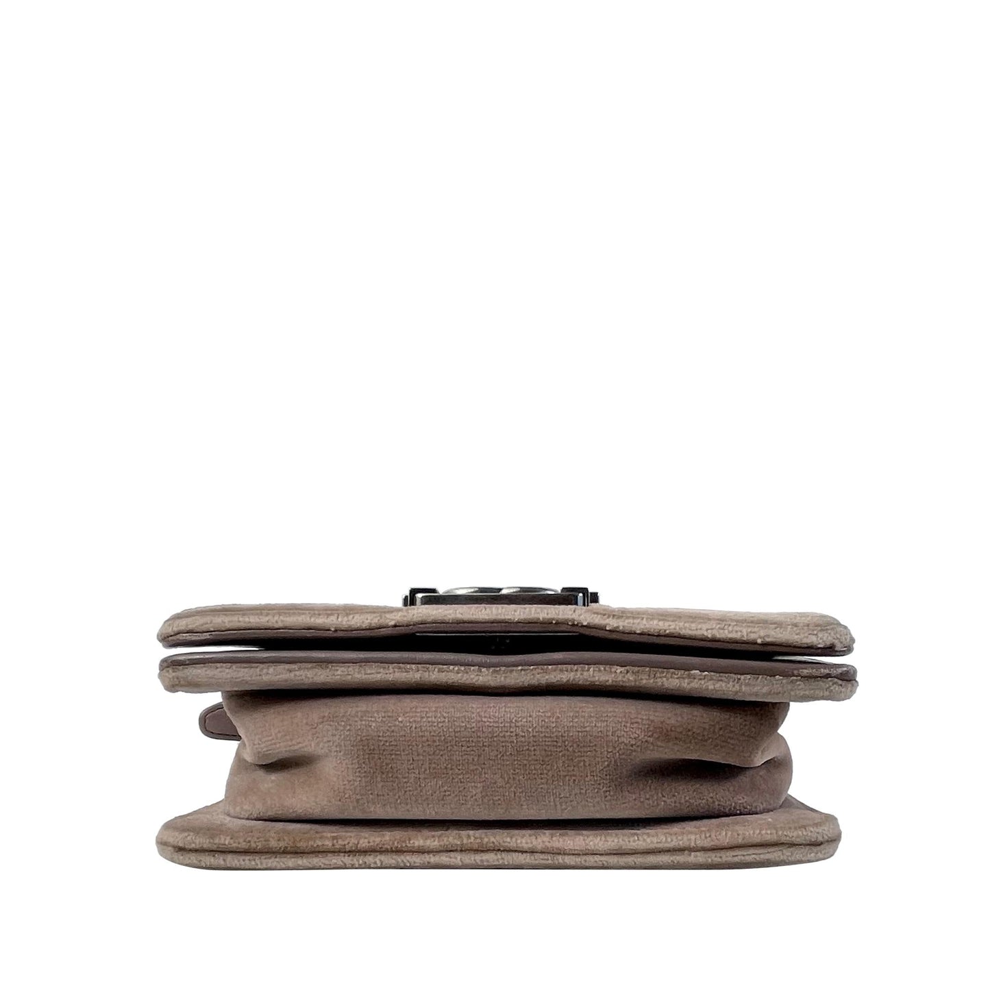 Chanel Mini Velvet Boy Flap Bag (SHG-42MkBL)