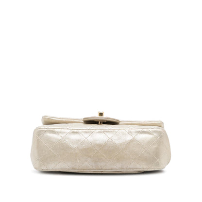 Chanel New Mini Classic Lambskin Single Flap (SHG-p4TcFg)