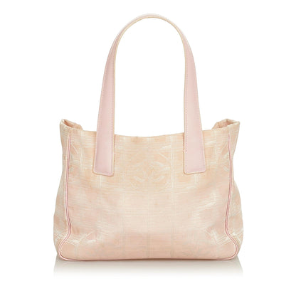 Chanel New Travel Line Canvas Tote Bag (SHG-25307)