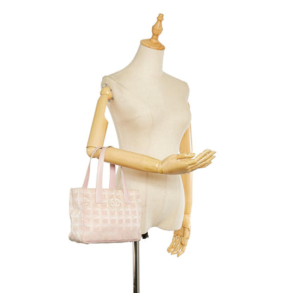 Chanel New Travel Line Canvas Tote Bag (SHG-25307)