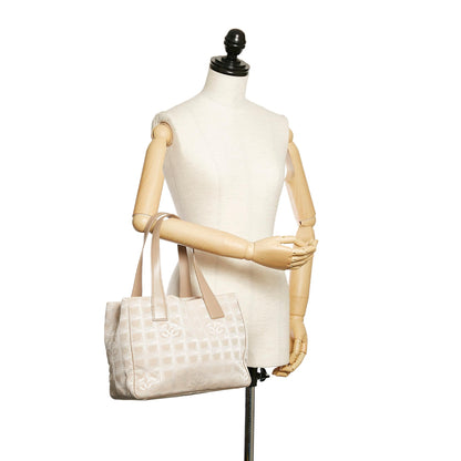 Chanel New Travel Line Nylon Handbag (SHG-29986)