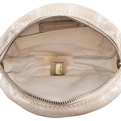 Chanel Nylon Travel Ligne Round Wristlet - FINAL SALE (SHF-16835)