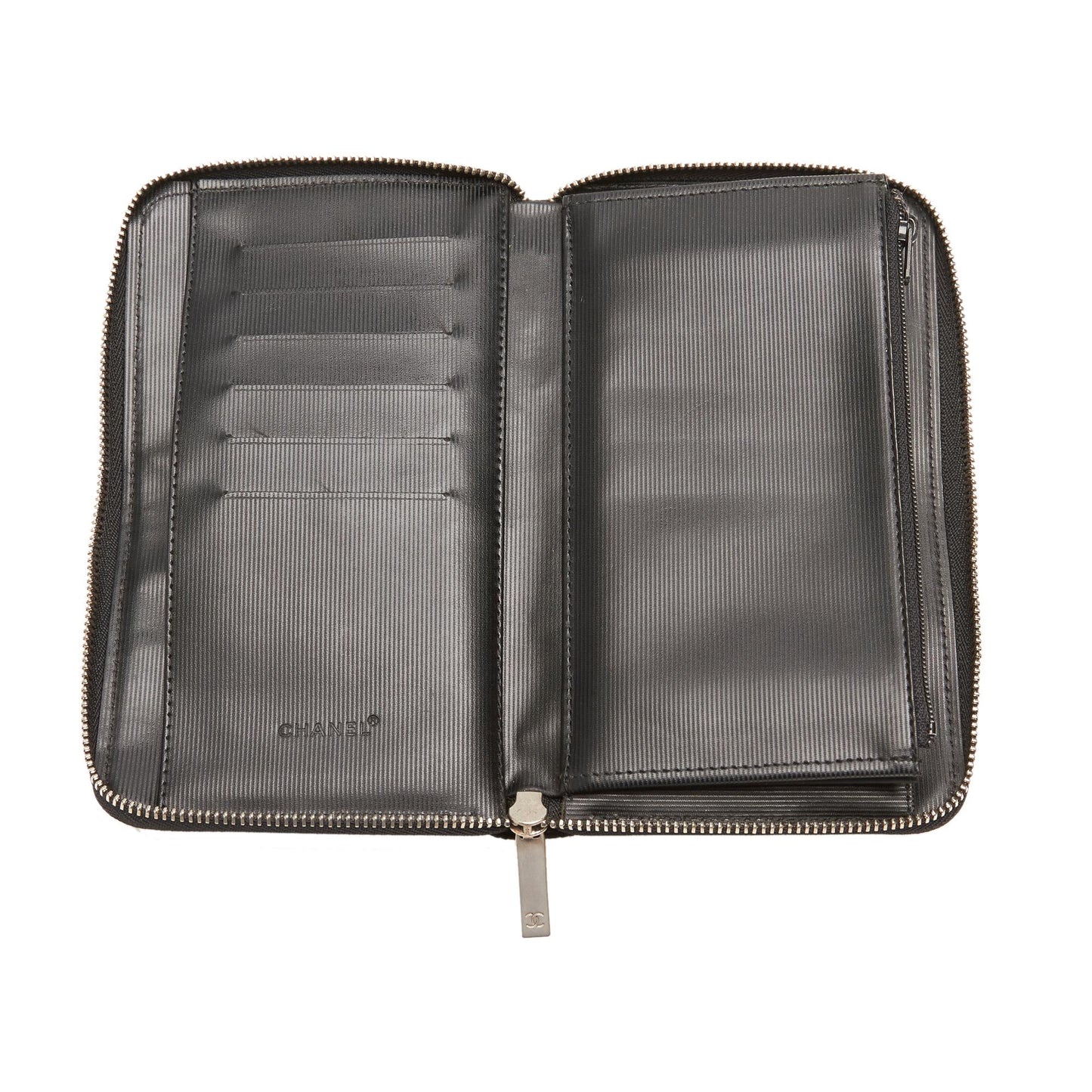 Chanel Old Travel Line Zip Around Wallet (SHG-23762)