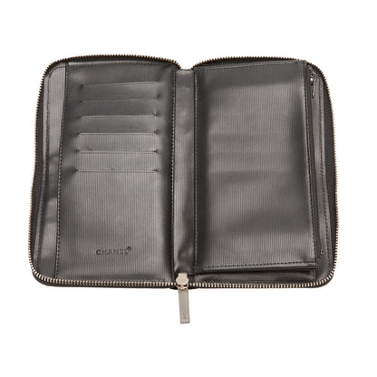 Chanel Old Travel Line Zip Around Wallet (SHG-23762)
