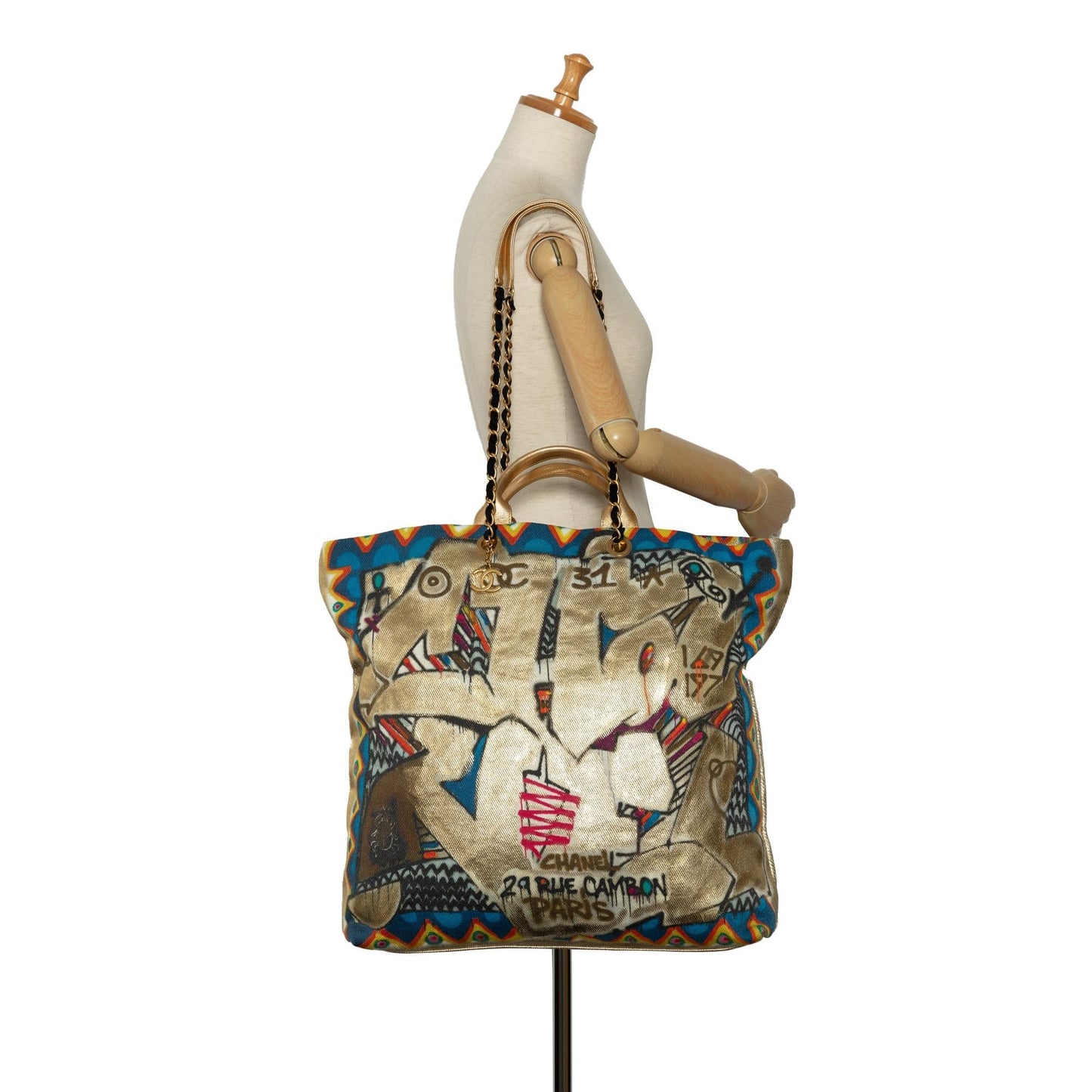 Chanel Paris New York Street Spirit Satchel (SHG-0eglMq)
