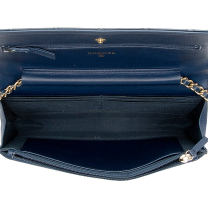 Chanel Patent Leather 2.55 Reissue Wallet on Chain Bag (SHF-15920)