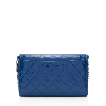 Chanel Patent Leather Boy Clutch on Chain Bag (SHF-56IpnS)