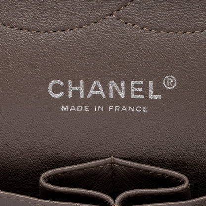 Chanel Patent Leather Classic Jumbo Double Flap Bag (SHF-jE6UCt)
