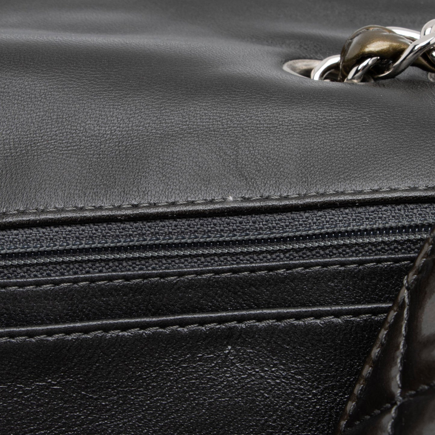 Chanel Patent Leather Classic Jumbo Single Flap Bag (SHF-j2Ye52)