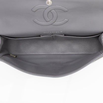 Chanel Patent Leather Classic Medium Double Flap Bag (SHF-23514)