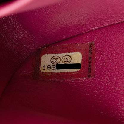 Chanel Patent Leather Classic Medium Double Flap Bag (SHF-4dhv1Q)
