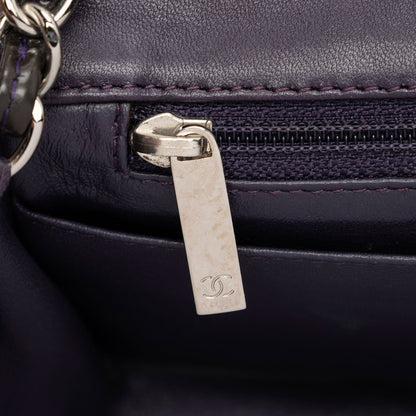 Chanel Patent Leather Classic Square Mini Flap Bag (SHF-Ejwny1)