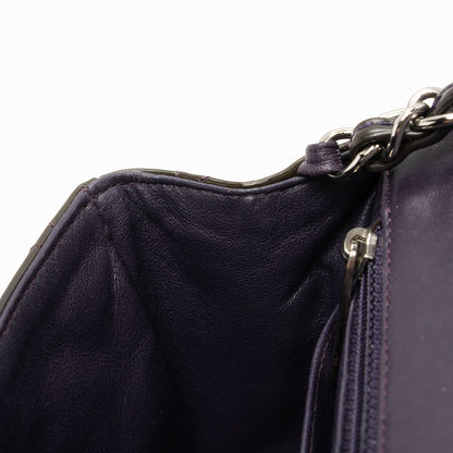 Chanel Patent Leather Classic Square Mini Flap Bag (SHF-Ejwny1)