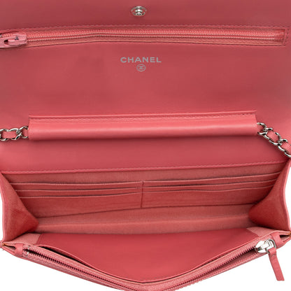 Chanel Patent Leather Classic Wallet on Chain Bag (SHF-16937)