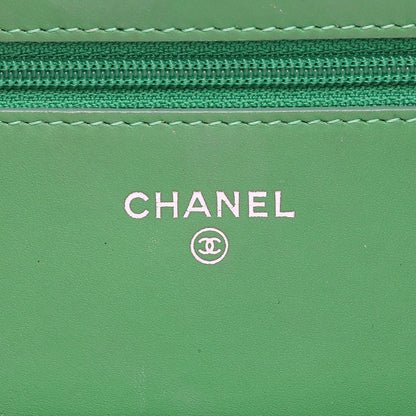 Chanel Patent Leather Classic Wallet on Chain Bag (SHF-p54zjG)