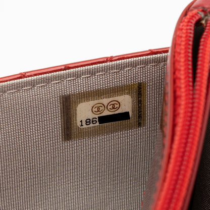 Chanel Patent Leather Classic Wallet on Chain Bag (SHF-kZcSTK)
