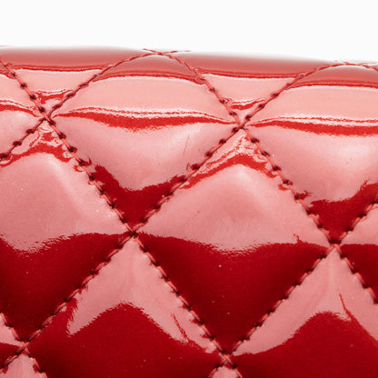 Chanel Patent Leather Classic Wallet on Chain Bag (SHF-kZcSTK)
