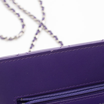Chanel Patent Leather Classic Wallet on Chain Bag (SHF-0qaVpG)