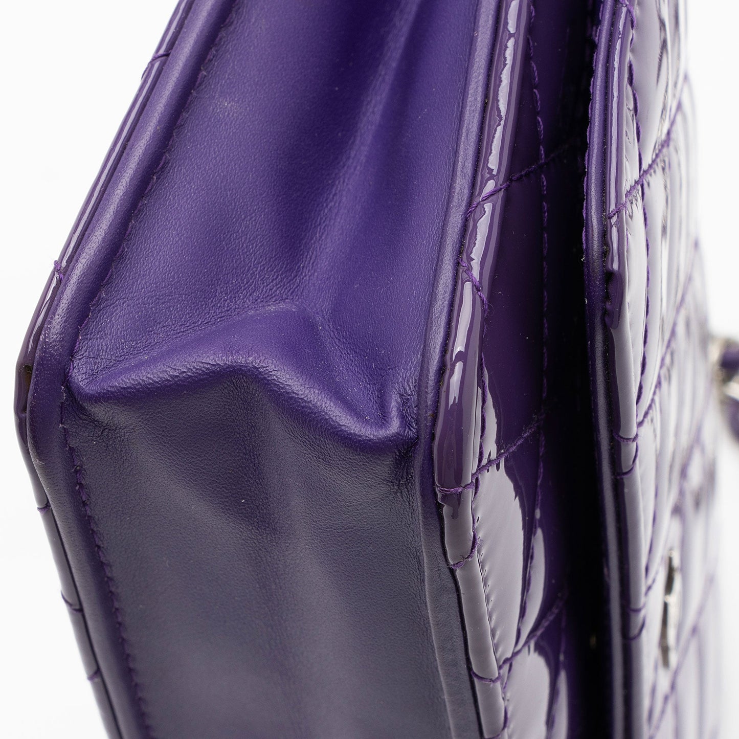 Chanel Patent Leather Classic Wallet on Chain Bag (SHF-0qaVpG)