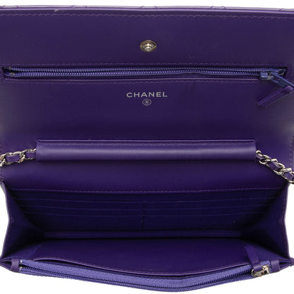 Chanel Patent Leather Classic Wallet on Chain Bag (SHF-0qaVpG)