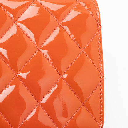 Chanel Patent Leather Classic Wallet on Chain (SHF-JIB4Sf)