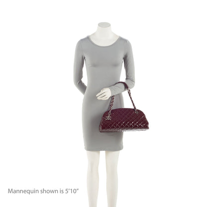 Chanel Patent Leather Just Mademoiselle Bowler Bag (SHF-HKPpy4)