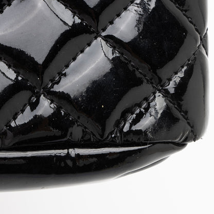 Chanel Patent Leather Just Mademoiselle Bowler Bag (SHF-HYGAdd)