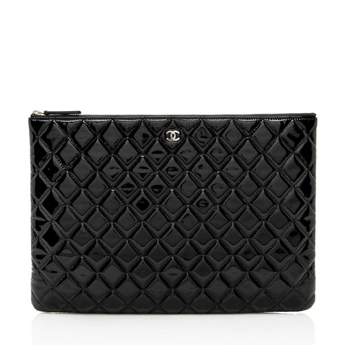 Chanel Patent Leather Large O-Case (SHF-18966)