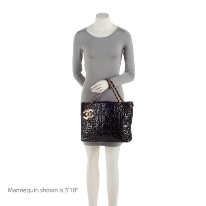 Chanel Patent Leather Puzzle Tote (SHF-uPxGaG)