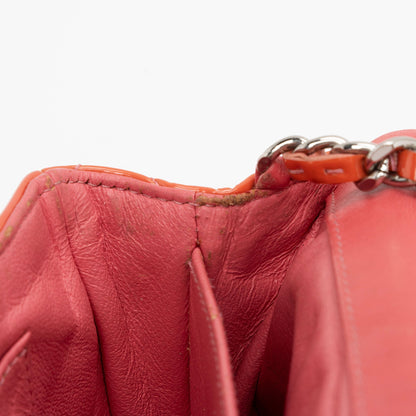 Chanel Patent Leather Rectangular Extra Mini Flap Bag (SHF-M8fPie)