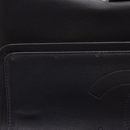 Chanel Patent Leather Stripe Classic Jumbo Double Flap Bag (SHF-xHciHb)