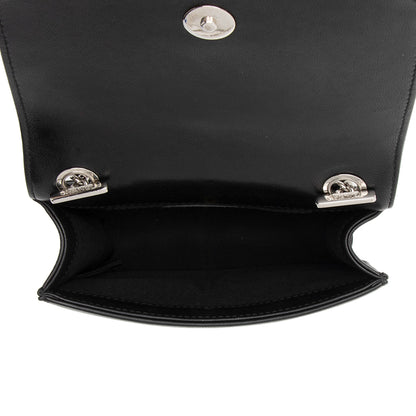 Chanel Patent Leather Striped Plexiglass Brick Boy Mini Flap Bag (SHF-0FlNDK)