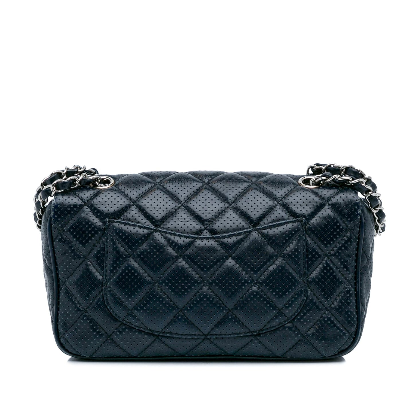 Chanel Perforated Classic Mini Rectangular Flap (SHG-NYfWbm)