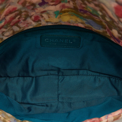Chanel Printed Canvas Watercolor Pochette Flap (SHG-LineIE)