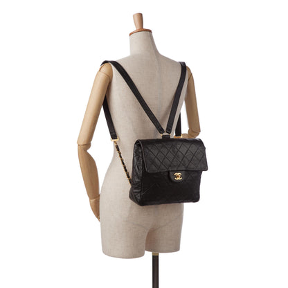Chanel Quilted CC Flap Backpack (SHG-XI7DTD)