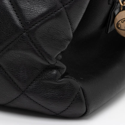 Chanel Quilted Calfskin CC Crown Small Tote (SHF-bToVAu)
